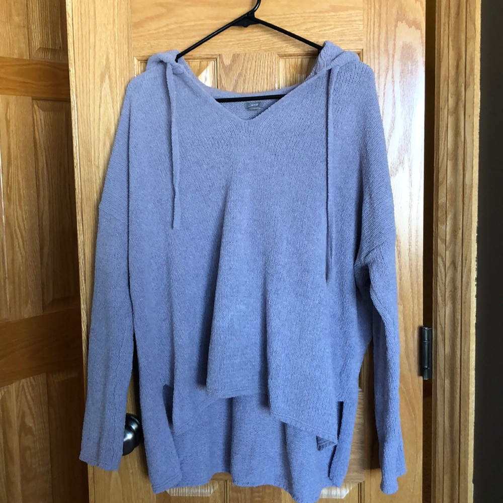 Aerie soft chenille hooded pullover